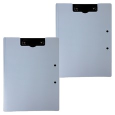 珠友文化 PP丹麥夾 雙夾 DL-13051-03, 2個, 冰灰藍