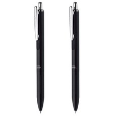 ZEBRA 斑馬牌 SARASA 尊爵鋼珠筆, 0.4mm筆芯, 耐水性墨水, 金屬筆身, 彈性筆夾, 黑色, 2支