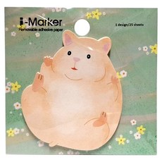 動物便利貼, 1個, 天竺鼠翻肚, 1入