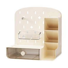 Bebehome 洞洞板文具小物分類收納盒, 1個, 白色