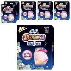 SOFY 蘇菲 超熟睡內褲型衛生棉, M(臀圍80~95cm), 2件, 6包