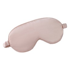 雙色高級遮光絲綢睡眠眼罩 膚色, 1個, 1入