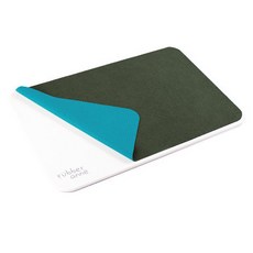 Rubber Anne 軟硬兼施 珪藻土吸水地墊 繩編幾何 三層新概念 超強止滑 天然材質, 英挺綠, 1個