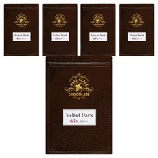 PAVE GLACE 絲絨黑65 Cover Chue真巧克力, 400g, 5個