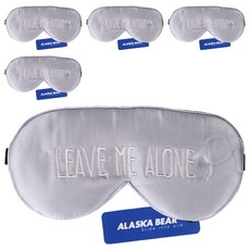 阿拉斯加熊睡絲眼罩我想奢侈地獨自休息, 1入, 5個