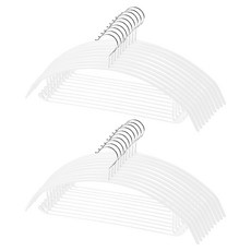 코멧 홈 어깨 뿔 방지 논슬립 옷걸이, 화이트, 20개