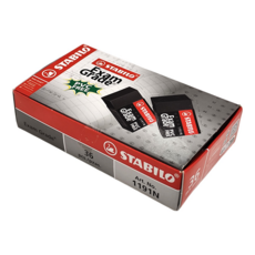 STABILO 思筆樂 Exam Grade PVC Free 無毒環保橡皮擦 1191N 小 36個, 黑色, 1盒