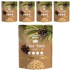 O'natural 歐納丘 天然原味松子, 5包, 40g