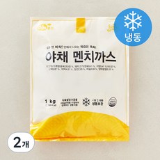 하늘푸드 야채 멘치까스 10개입 (냉동), 1kg, 2개