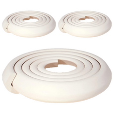 2m 寶寶安全防護 邊角防撞條, 象牙白, 3條