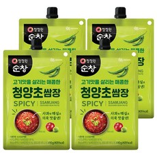 청정원순창 청양초쌈장, 190g, 4개