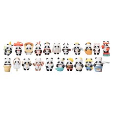 52TOYS PANDA ROLL 胖噠幼熊貓 MIinime百變系列 盲盒20件組, 1套