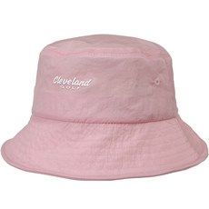 Cleveland GOLF 女式鋼絲帽簷徽標高爾夫漁夫帽 CGWCP221201, 粉色的