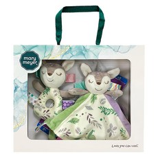 Mary Meyer 蜜兒 小鹿芙蘿拉經典禮盒 超萌造型 安全柔軟布料, 小鹿 米色, 1盒