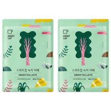 SWEET CUP 綠茶拿鐵粉, 500g, 1入, 2個