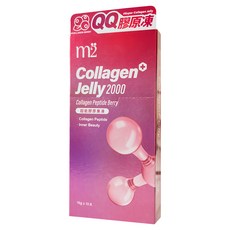 m2 美度 超能QQ果凍 膠原蛋白 莓果口味 10包, 150g, 1盒