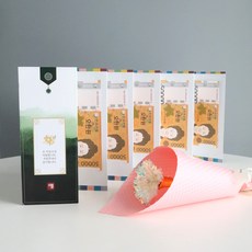 MORIANN 父母節零用錢屏風+康乃馨人造花束組合, 混合色, 1個