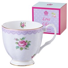 ROYAL ALBERT 糖果系列馬克杯 0.3L 40002534, 愛戀紫丁香, 1個