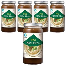 청정원 베트남 쌀국수 소스, 370g, 5개