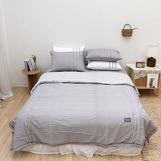 Summerdaily竹纖維泡泡紗寢具組