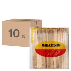 上紅 水果籤, 10包, 1組