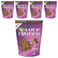NATURE'S PATH Love Crunch格蘭諾拉麥片 黑巧克力&榛果奶油口味, 5包, 300g