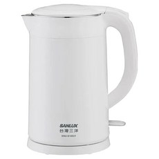 SANLUX 台灣三洋 雙層防燙電茶壺 DSU-S1803T, 1.8公升大容量, 304內膽不鏽鋼材質, 防乾燒機制