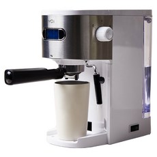 요아이 2in1 에스프레소 커피머신 20bar, YEM-211FWH, 화이트