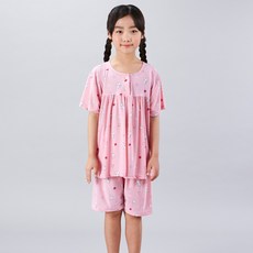 폭스클럽 아동용 스위트애플 냉감잠옷 상하의 세트
