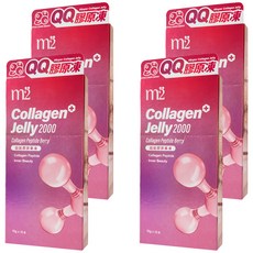 m2 美度 超能QQ果凍 膠原蛋白 莓果口味 10包, 150g, 4盒
