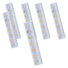 sun-star 卡通直尺 15cm 厚0.5 x 16.4 x 3.6cm 18g, 迪士尼粉彩公主, 6支