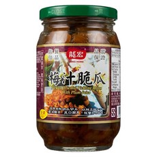 龍宏 梅汁脆瓜, 410g, 1罐
