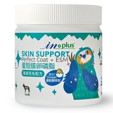 in plus 贏 蛋殼膜卵磷脂 犬用, 300顆, 護膚亮毛, 1罐