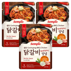 Sempio 膳府 辣炒雞肉專用醬汁 (90g) 韓式辣醬, 3包