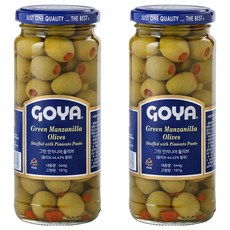 GOYA 醃漬曼薩尼亞綠橄欖, 344g, 2個