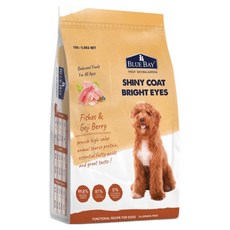 BLUE BAY 倍力 乾飼料 犬用 添加枸杞 鱉蛋粉 關節保健, 艷色護眼低敏, 6.8kg, 1袋