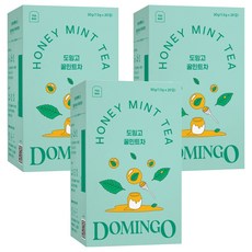 DOMINGO 蜂蜜薄荷茶包, 1.5g, 20包, 3盒