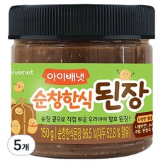 아이배냇 순창 한식 된장, 150g, 5개