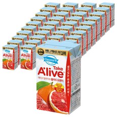 덴마크 테이크 얼라이브 블러드오렌지 주스, 120ml, 120개