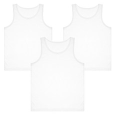 BASE ALPHA ESSENTIALS 女童100%純棉日常背心 3件組