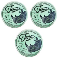 Tenax 綠犀牛髮油 125ml 強力定型 髮蠟造型品, 3個