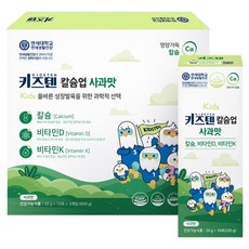 KIDSTEN 兒童鈣質UP蘋果口味 30入, 600g, 1個