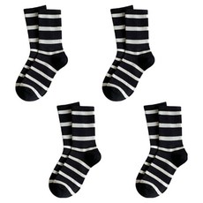 소니오 여성용 데일리 베어 패션 양말 4켤레 세트