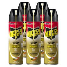 에프킬라 바퀴살충제 스프레이 맥스 트리플킬, 5개, 500ml
