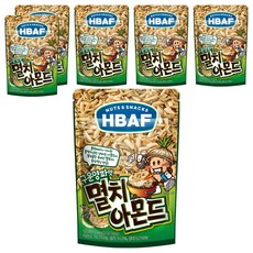 HBAF Nuts & Snacks 烤洋蔥味鯷魚杏仁, 100g, 6個