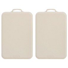 SCELLER Petit 韓國製造抗菌防刮砧板, 奶油象牙白, 2個