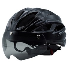 Maha 護目鏡安全帽 HM1, 黑色, 1個