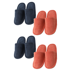 [쿠팡수입] 니토리 거실화 코듀로이 2종 세트, 네이비, 레드, 2세트