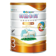 Babycare貝比卡兒金裝幼兒羊奶粉3號 1-3歲幼兒適用 優質羊奶配方 均衡營養, 800g, 1罐