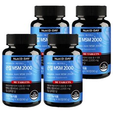 Nutri D-DAY MEGALEX MSM2000 補充錠, 90顆, 4罐